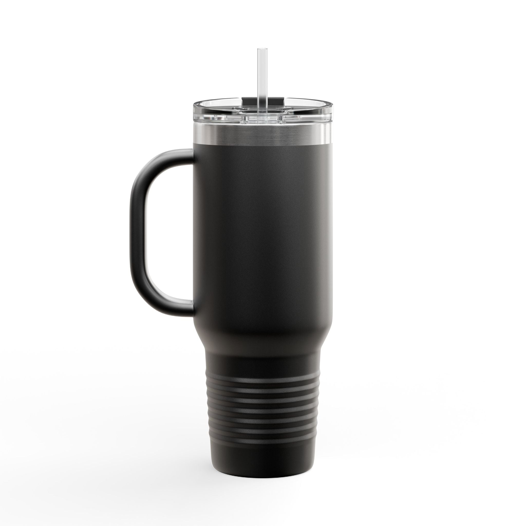 SHIFT HAPPENS: 40oz Tumbler - Insulated Travel Mug (Handle + Straw)