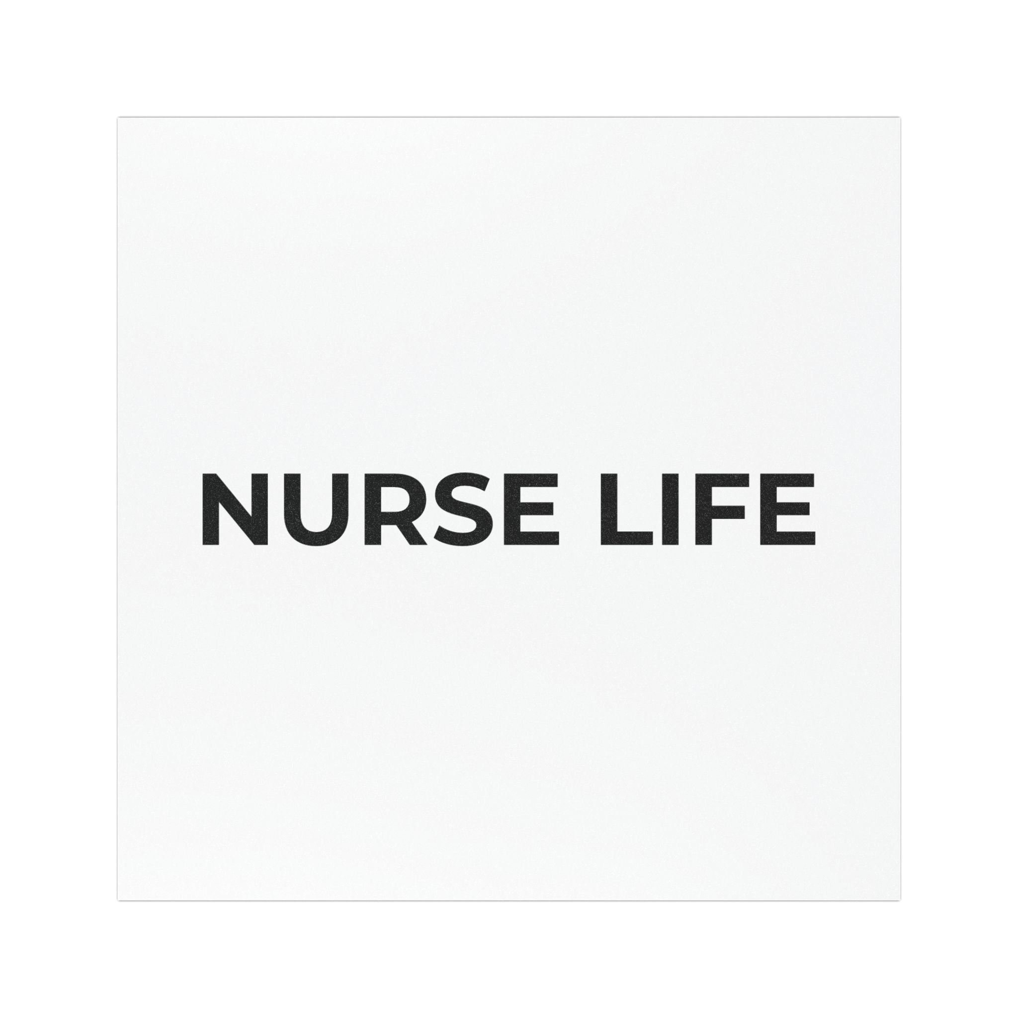 NURSE LIFE: Weatherproof Car Magnet (Matte, 3 Sizes)