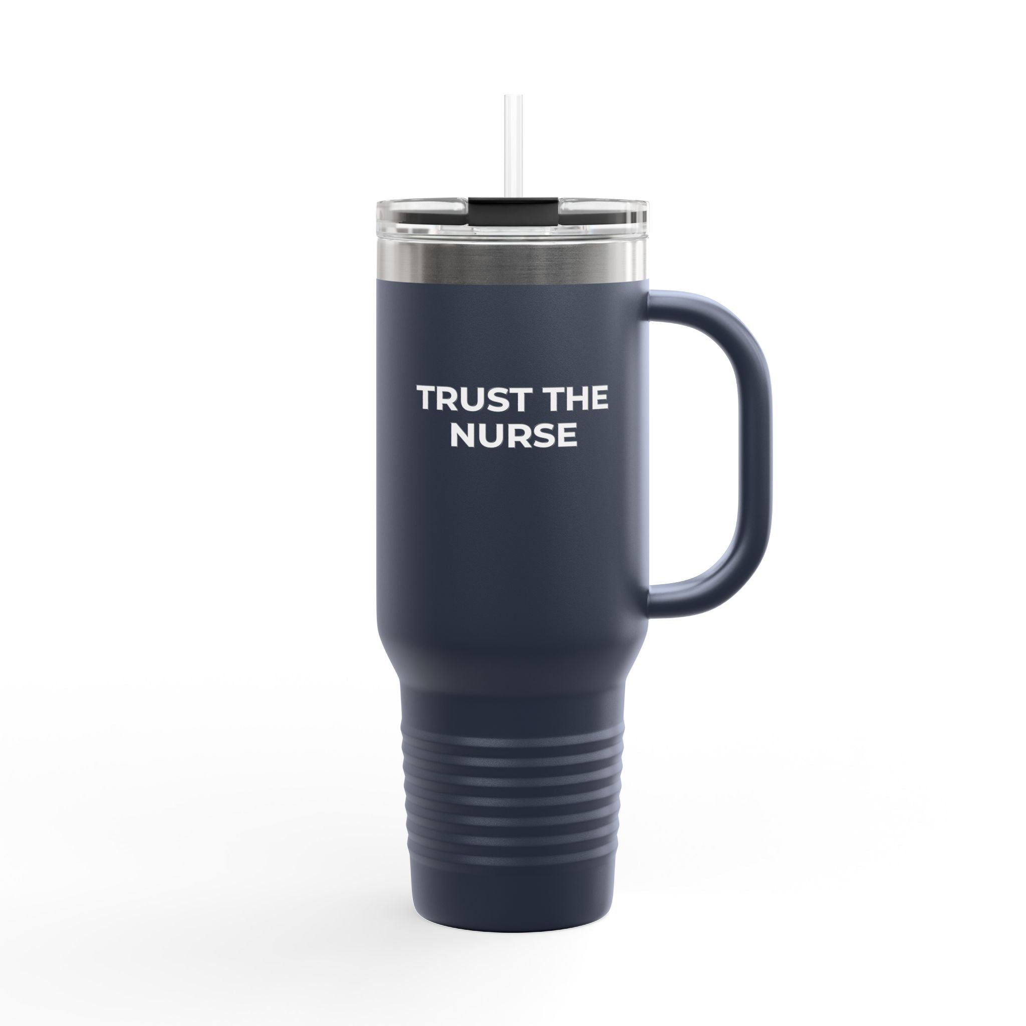 Copy of NIGHT SHIFT  FUEL: 40oz Tumbler - Insulated Travel Mug (Handle + Straw)