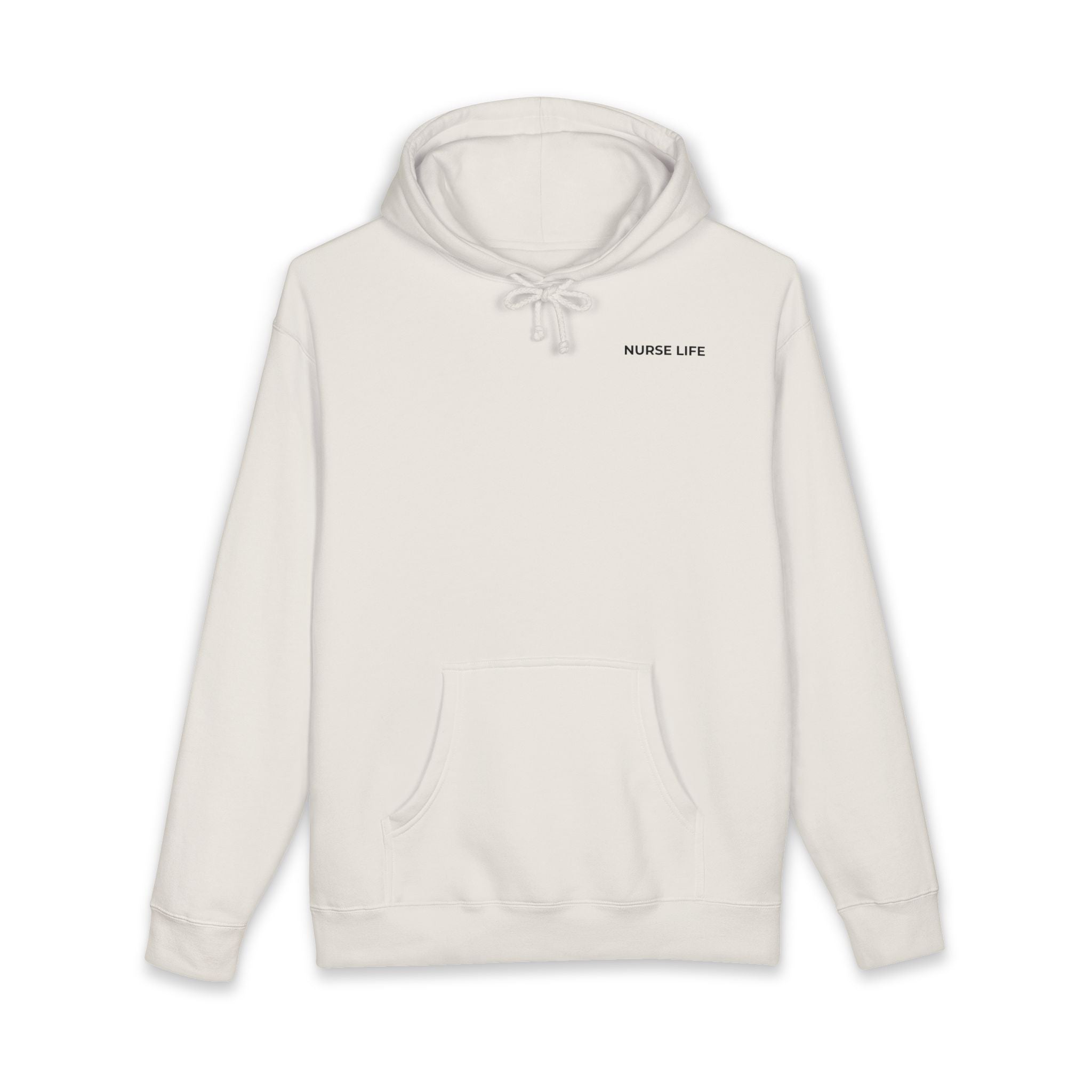 NURSE LIFE: Minimal Left Chest Hoodie (Heavyweight Fleece)