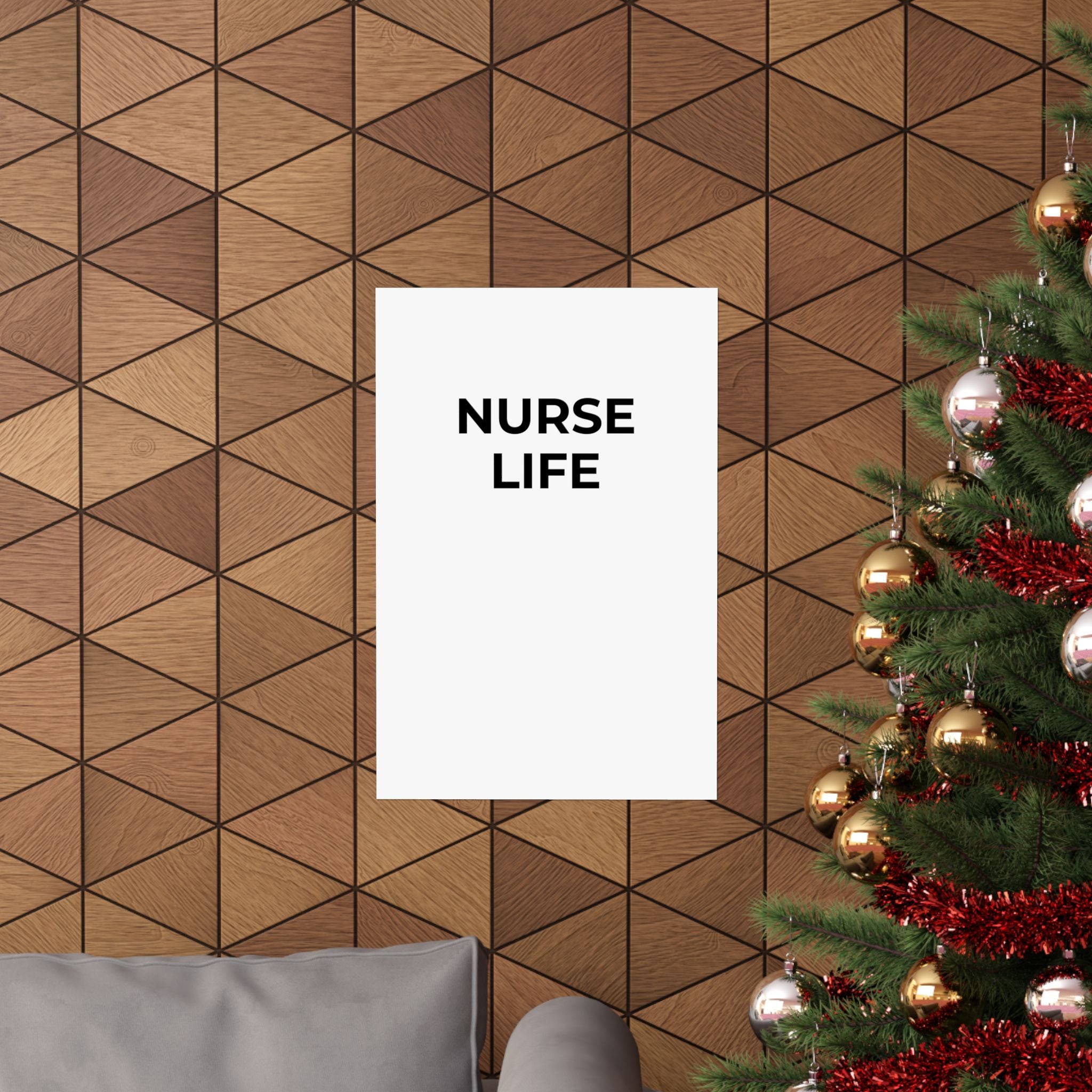 NURSE LIFE: Matte Poster — Minimalist Wall Art