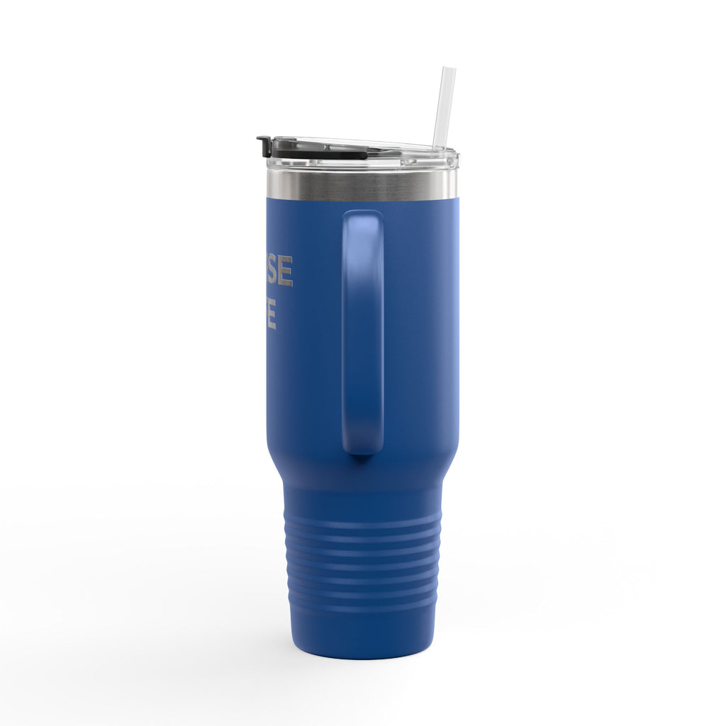 NURSE LIFE: 40oz Tumbler - Insulated Travel Mug (Handle + Straw)