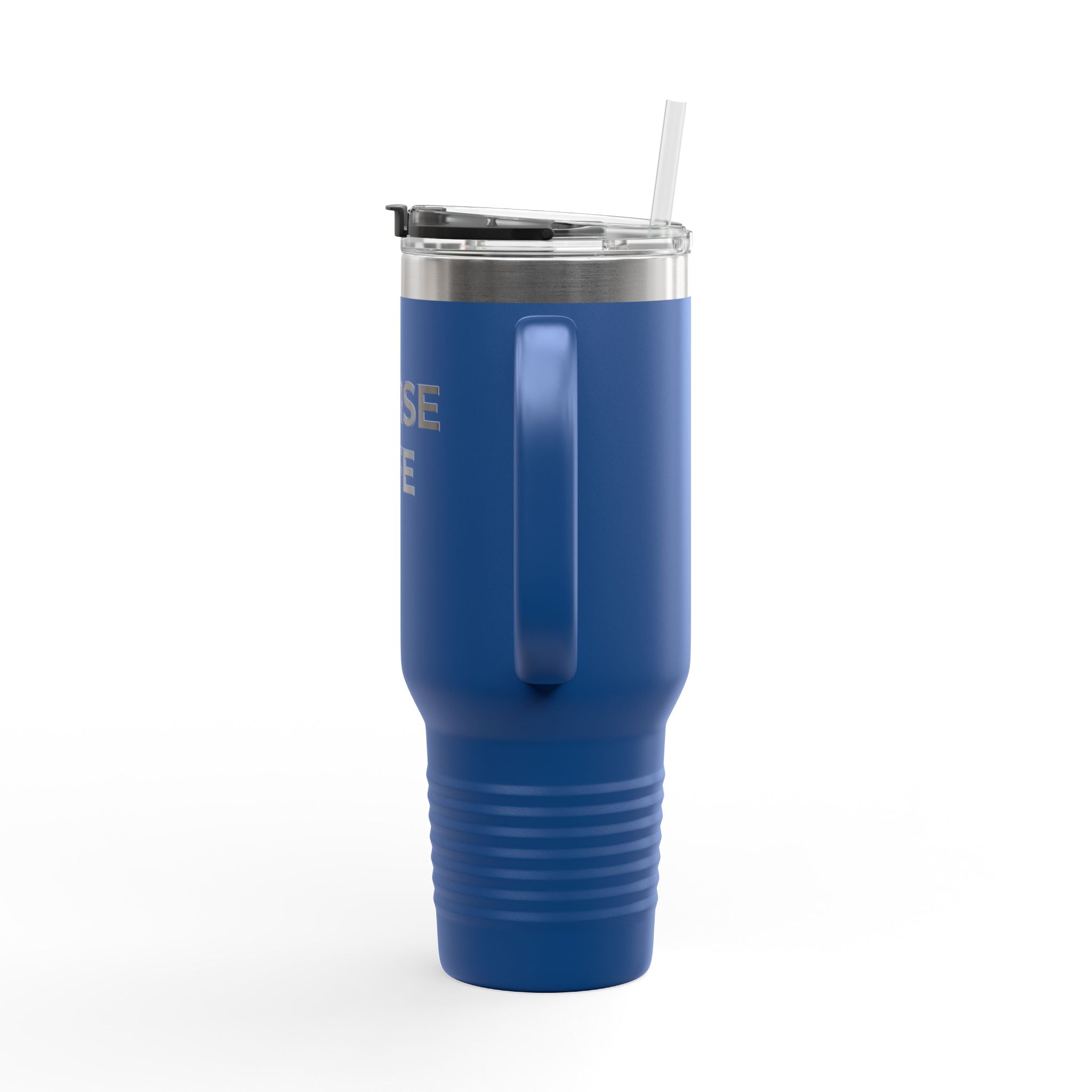 NURSE LIFE: 40oz Tumbler - Insulated Travel Mug (Handle + Straw)