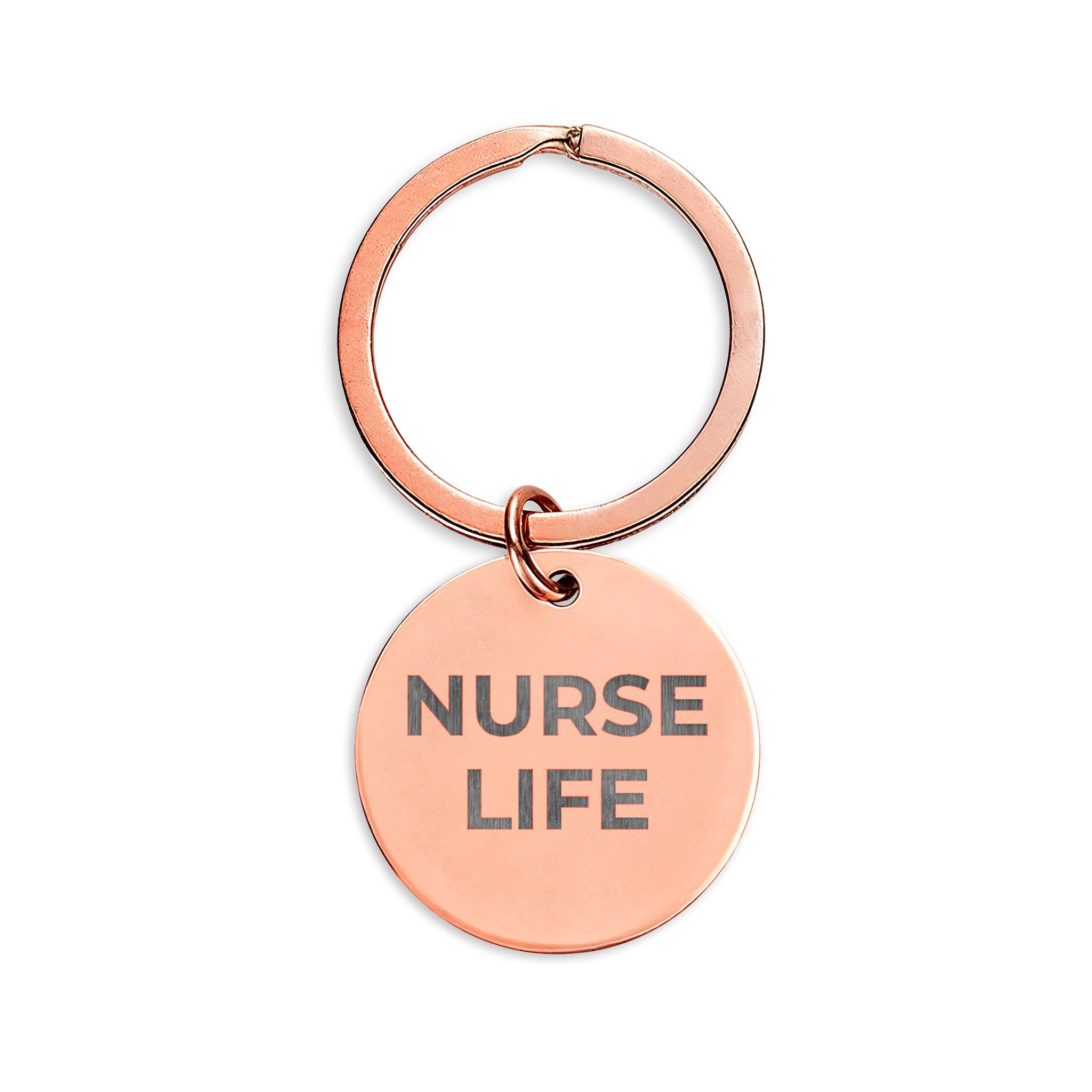 NURSE LIFE: Engraved Keychain