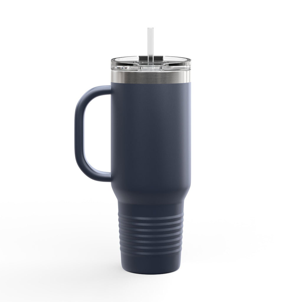 NURSE LIFE: 40oz Tumbler - Insulated Travel Mug (Handle + Straw)