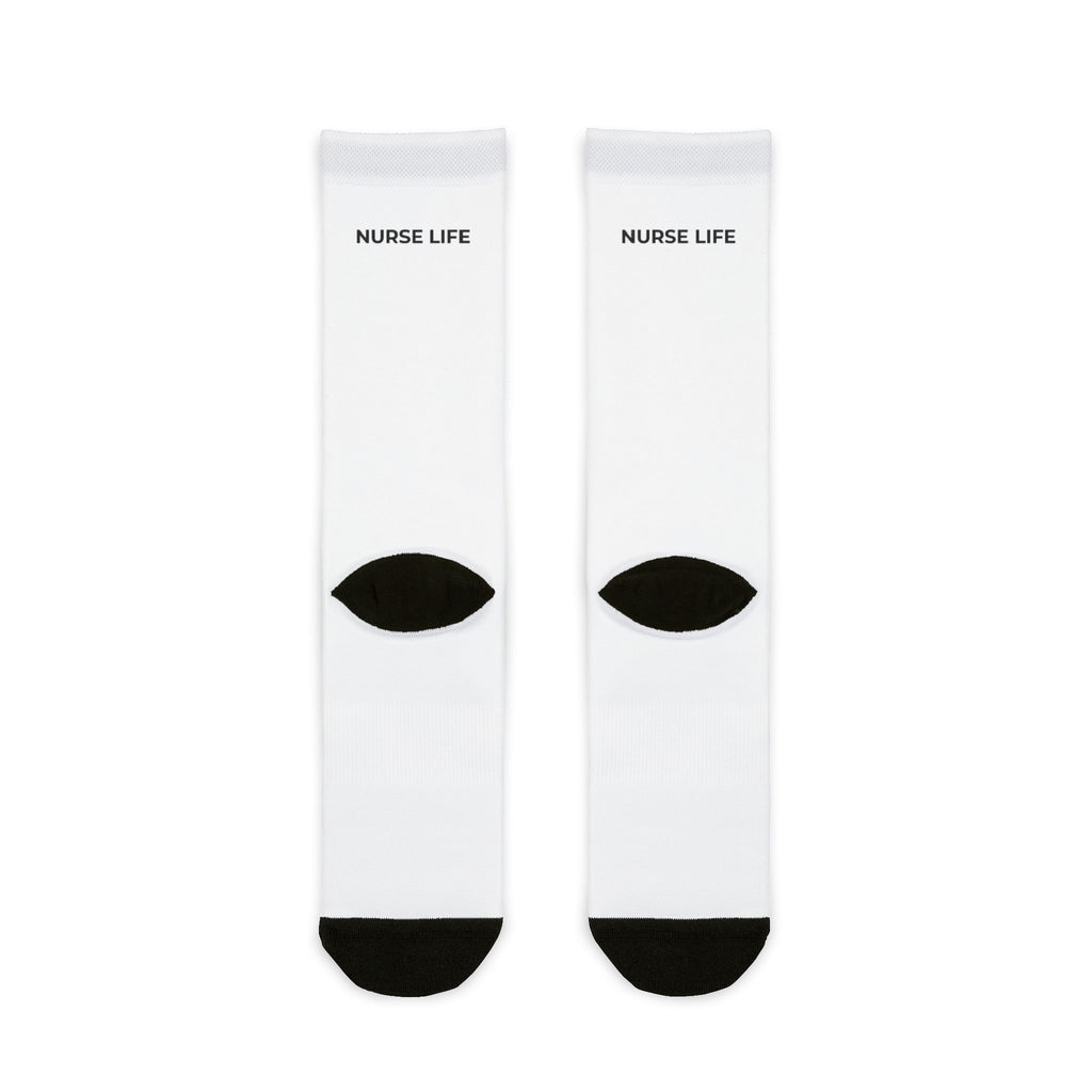 NURSE LIFE: Sublimation Crew Socks (Universal Fit)