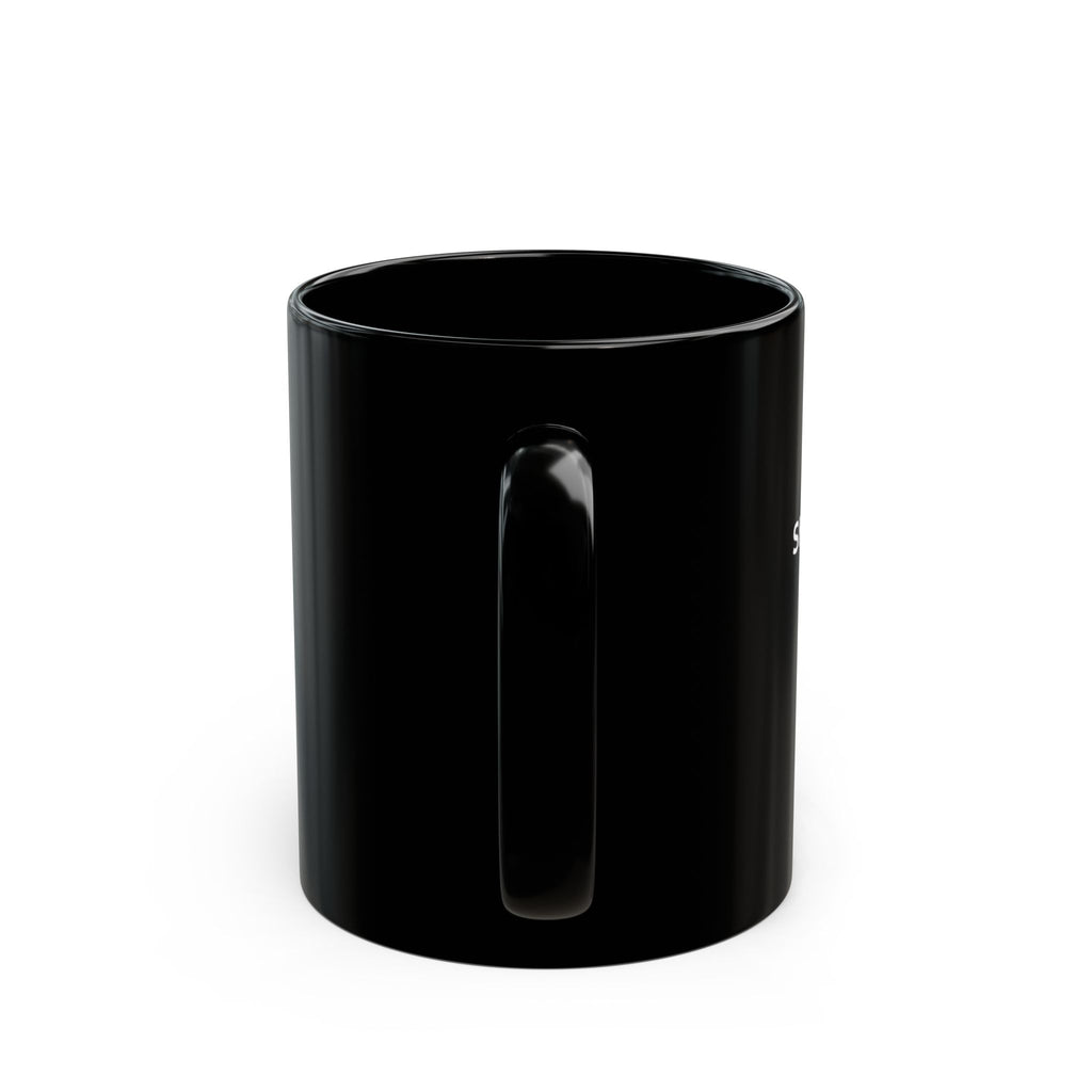 SHIFT HAPPENS: Black Ceramic Mug Coffee Cup (11oz, 15oz)