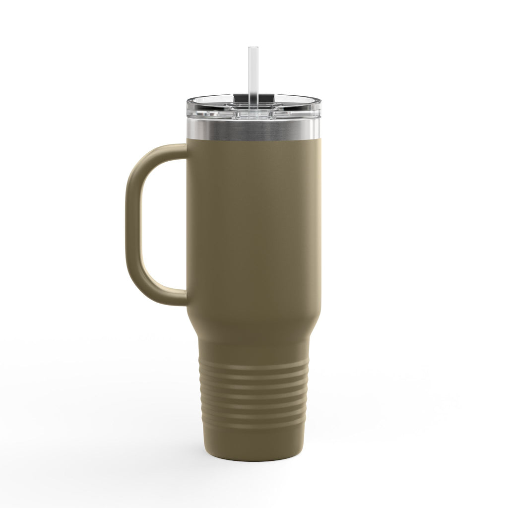 NURSE LIFE: 40oz Tumbler - Insulated Travel Mug (Handle + Straw)