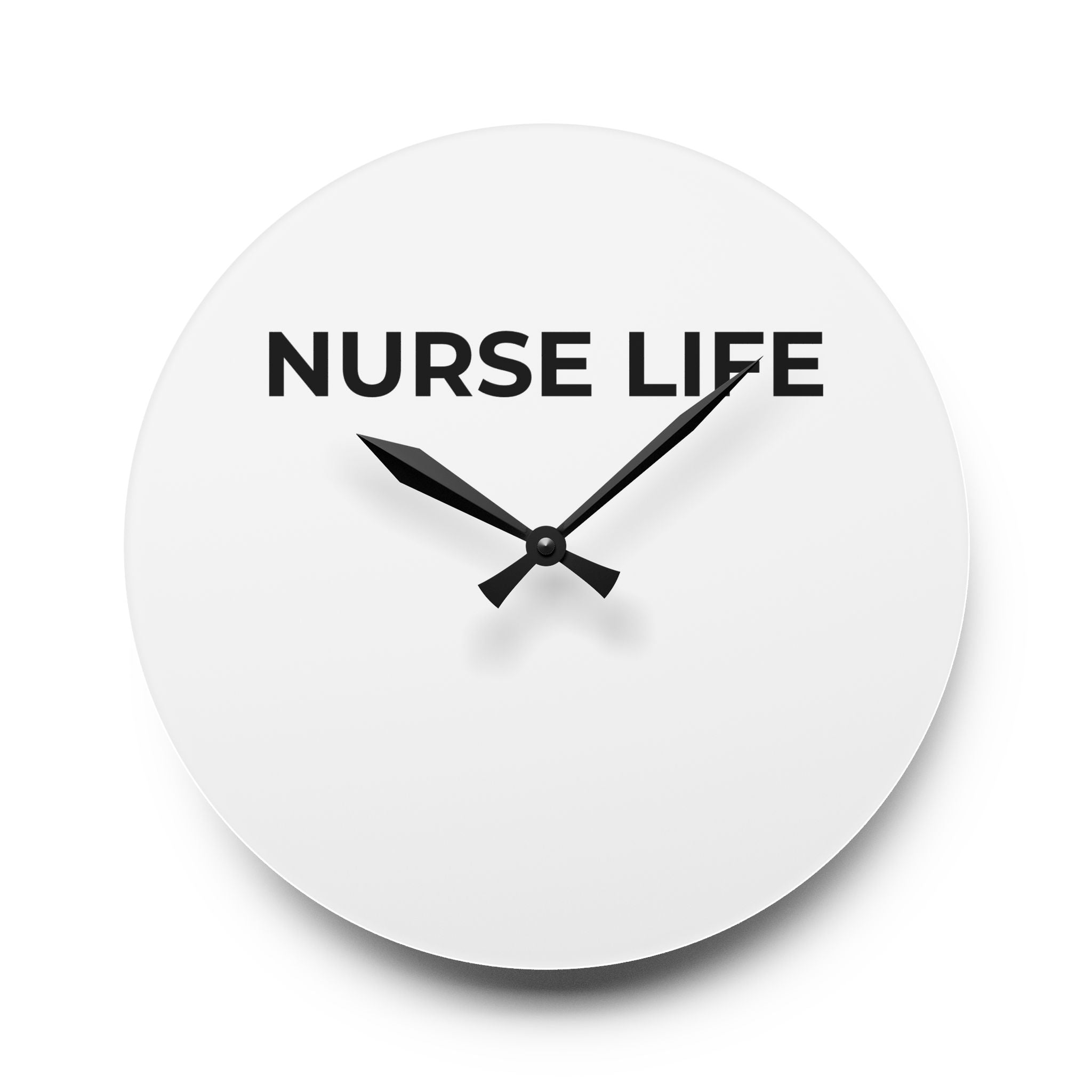 NURSE LIFE: Acrylic Wall Clock