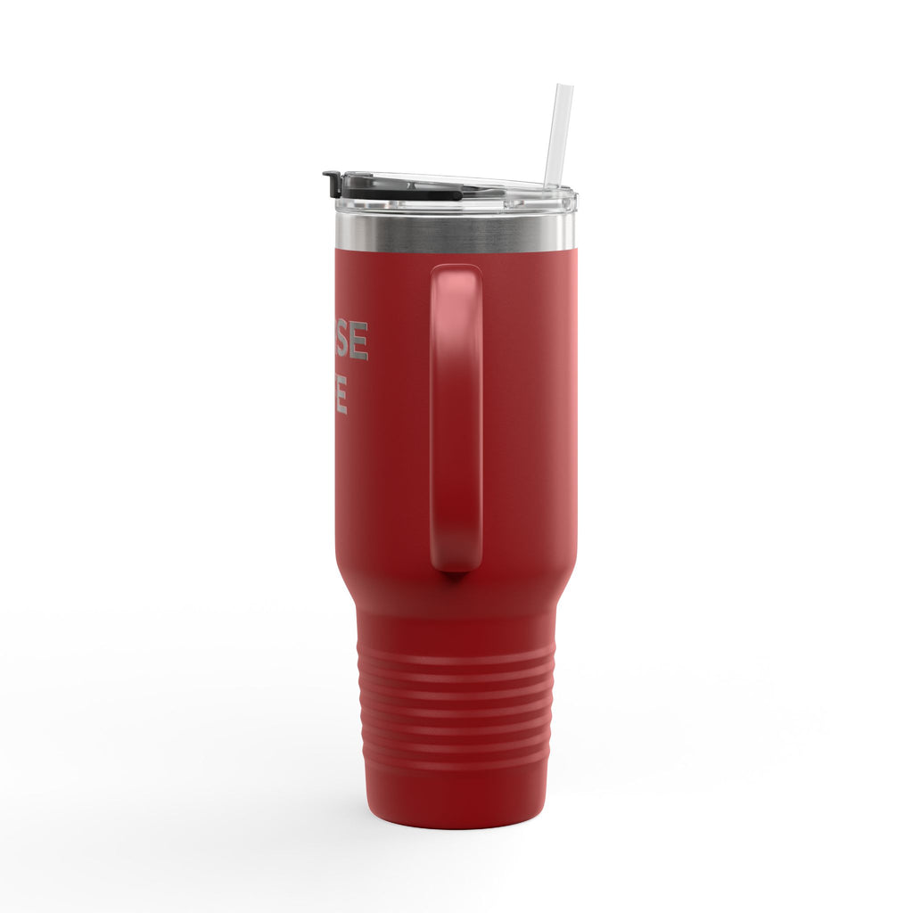 NURSE LIFE: 40oz Tumbler - Insulated Travel Mug (Handle + Straw)