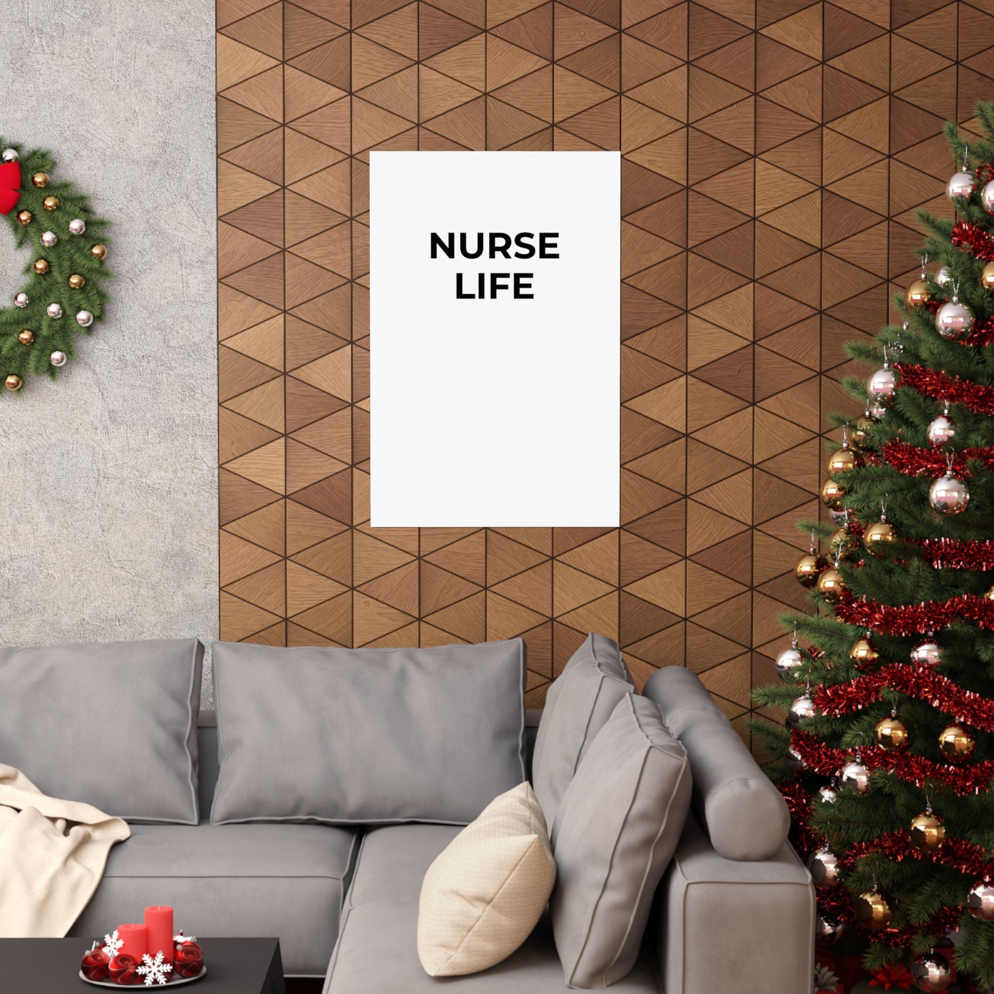 NURSE LIFE: Matte Poster — Minimalist Wall Art