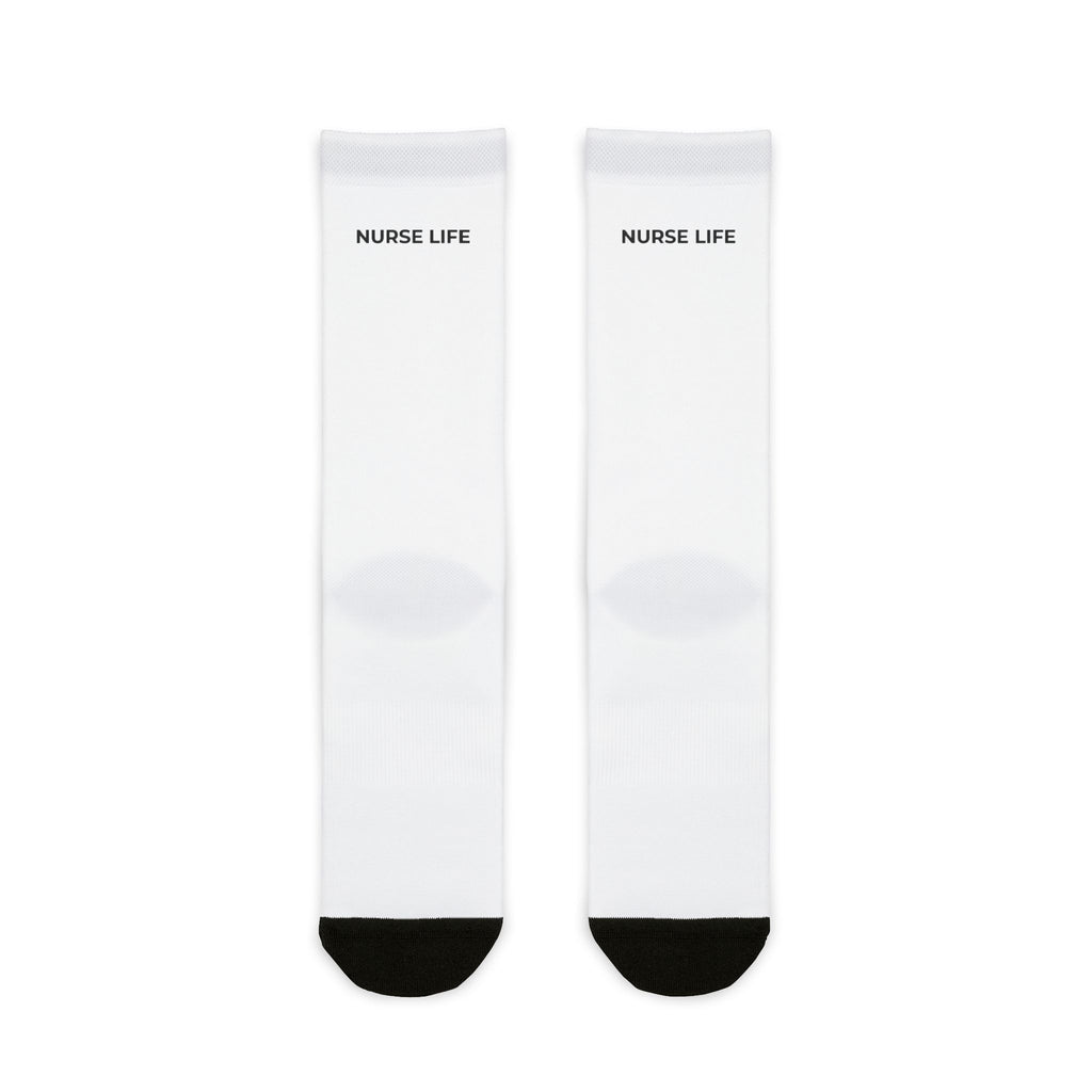 NURSE LIFE: Sublimation Crew Socks (Universal Fit)